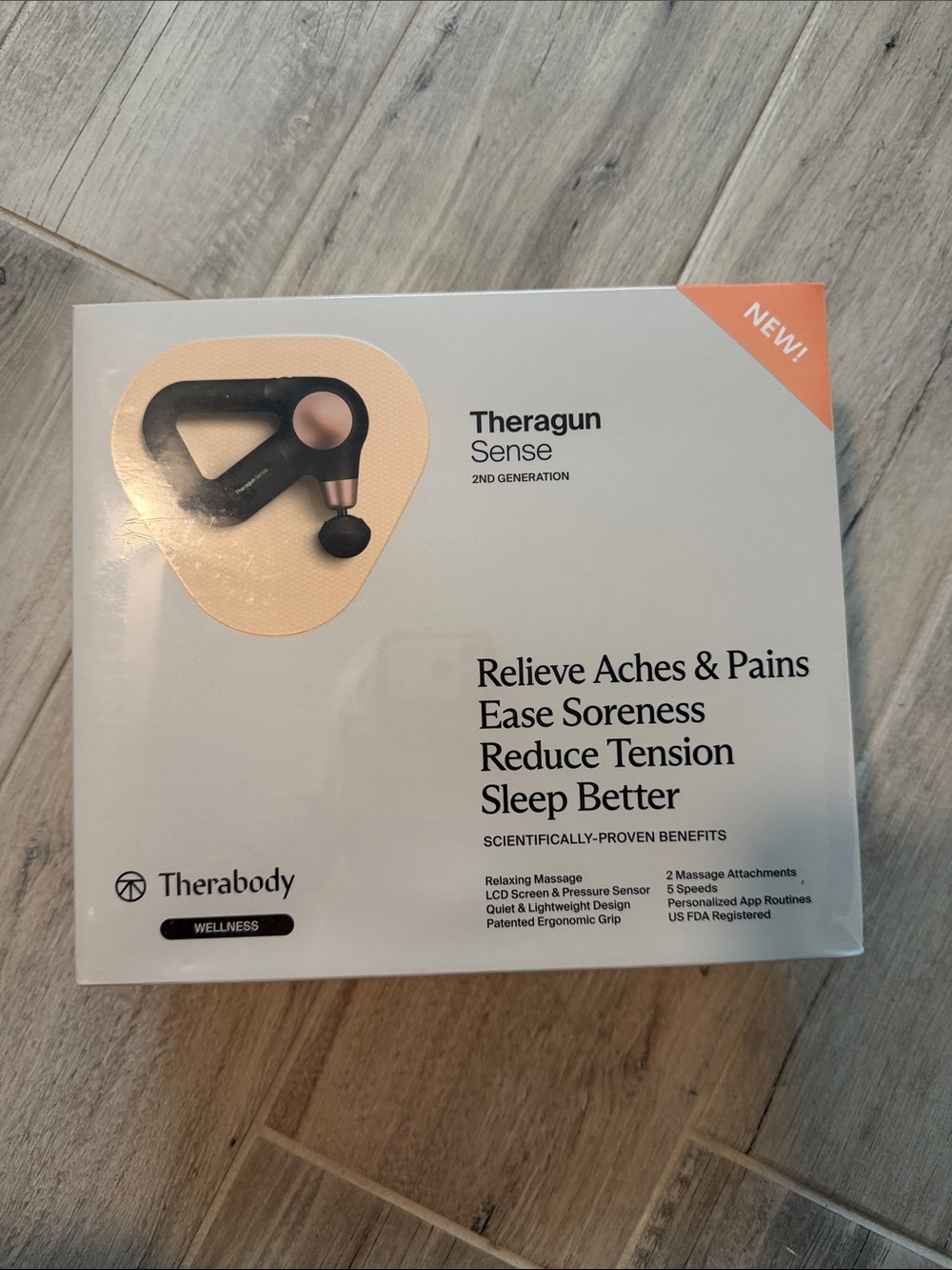 Therabody Theragun Sense 2nd Generation - Black & Rose Gold Accent